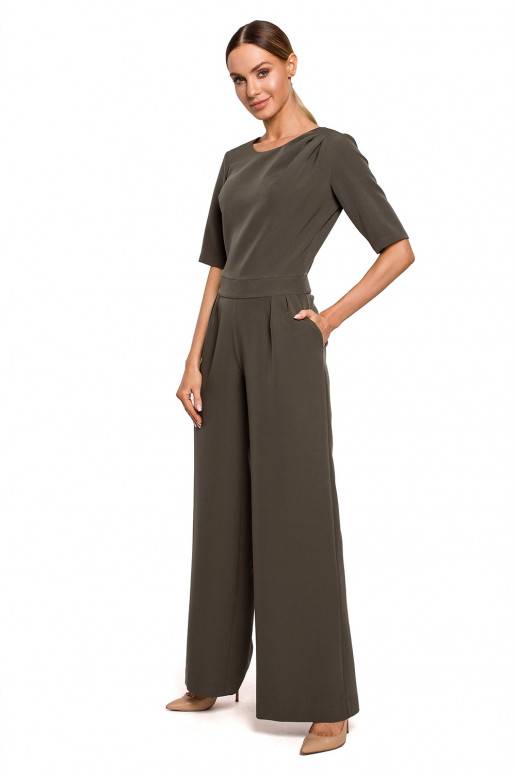 Chaki spalvos kombinezonas iš Moe