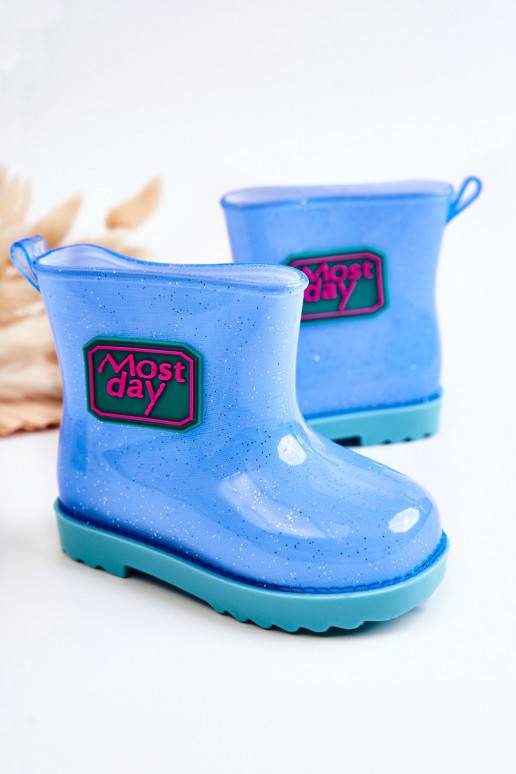 Vaikiški Guminiai batai mėlynos spalvos Rain