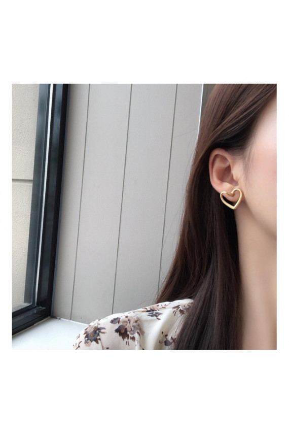 Auskarai  širdys K1521