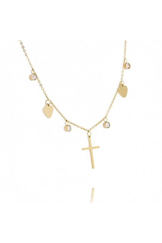 Kaklo papuošalas iš nerūdijančio plieno  NST1353 Kaklo papuošalas iš nerūdijančio plieno  NST1353