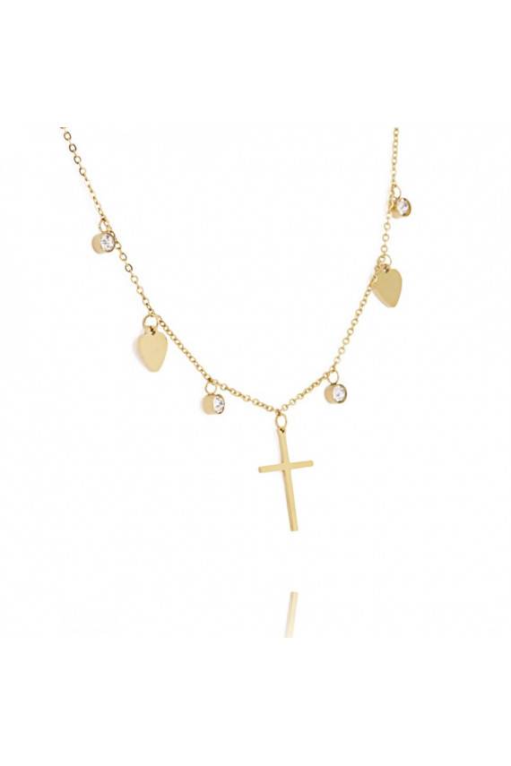 Kaklo papuošalas iš nerūdijančio plieno  NST1353