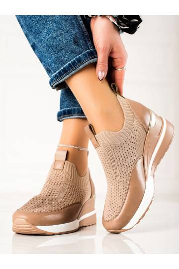 Tekstiliniai Sneakers modelio batai su platforma VINCEZA