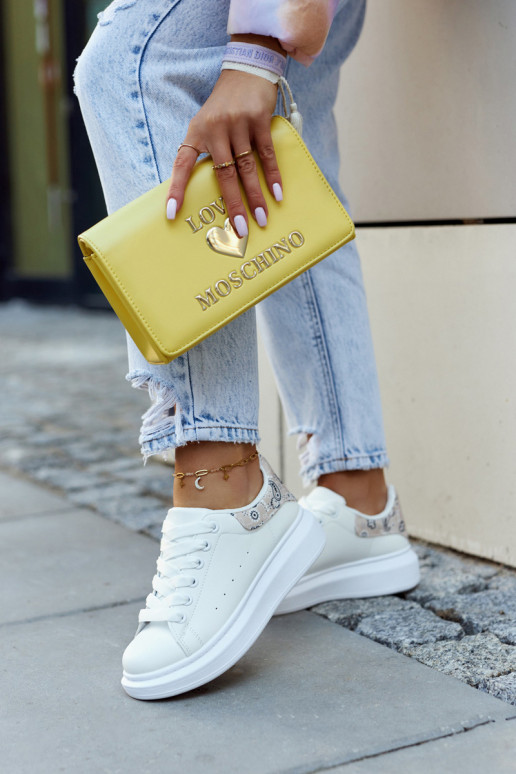 Klasikinio modelio   Sportinio stiliaus batai Baltos-smėlio spalvos Meleris