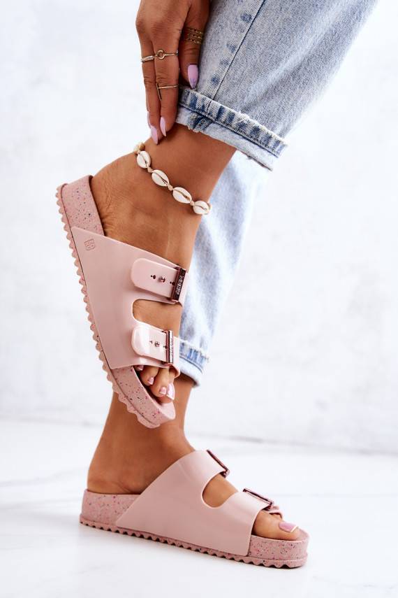 Madingos Šlepetės  JJ285083 Šviesaus rausvo atspalvio