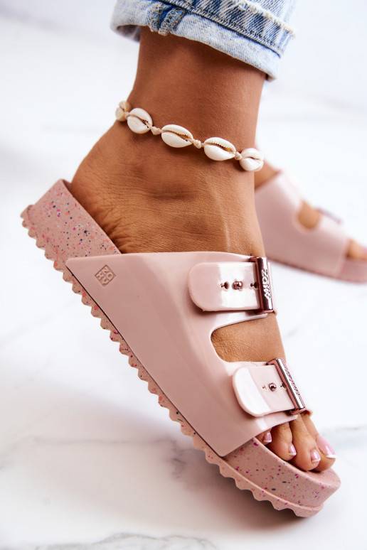 Madingos Šlepetės  JJ285083 Šviesaus rausvo atspalvio