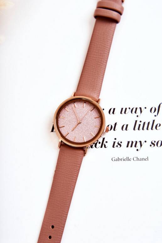Moteriškas laikrodis Giorgio&amp;Dario rožinės spalvos