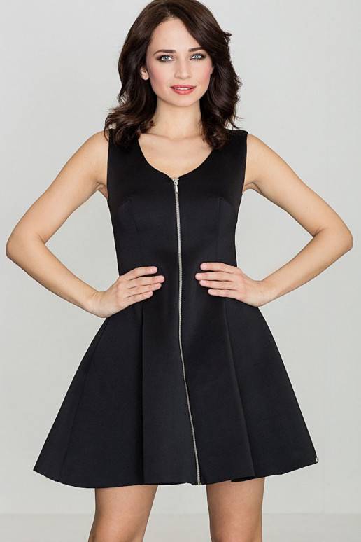 Juoda suknelė su užtrauktuku iš Lenitif