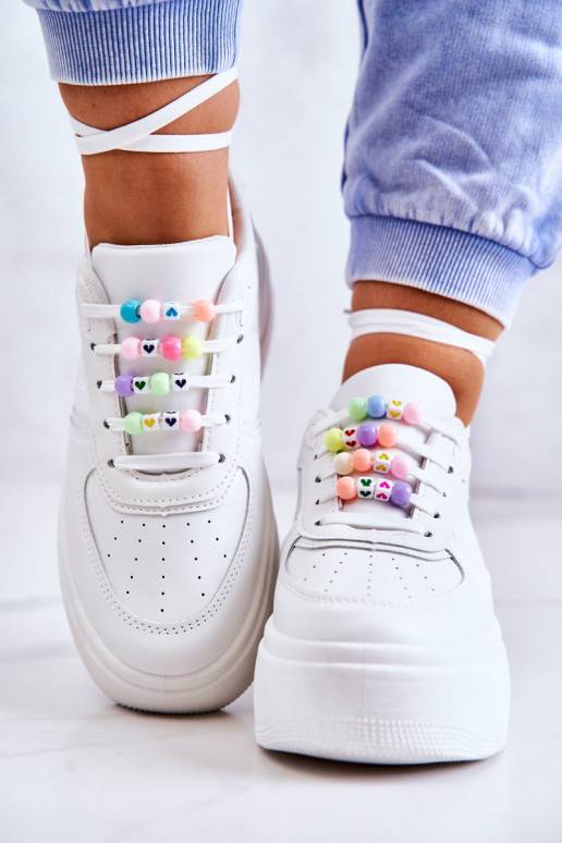   su dirželiais sportiniai bateliai Sneakers modelio batai baltos spalvos Manila