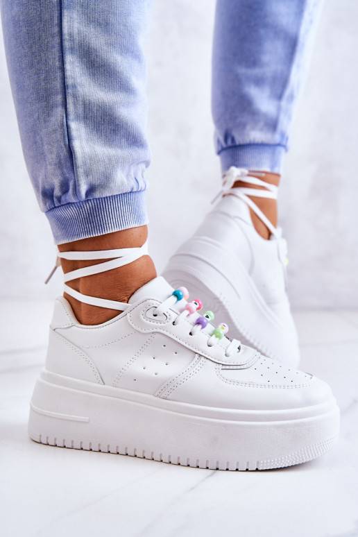   su dirželiais sportiniai bateliai Sneakers modelio batai baltos spalvos Manila