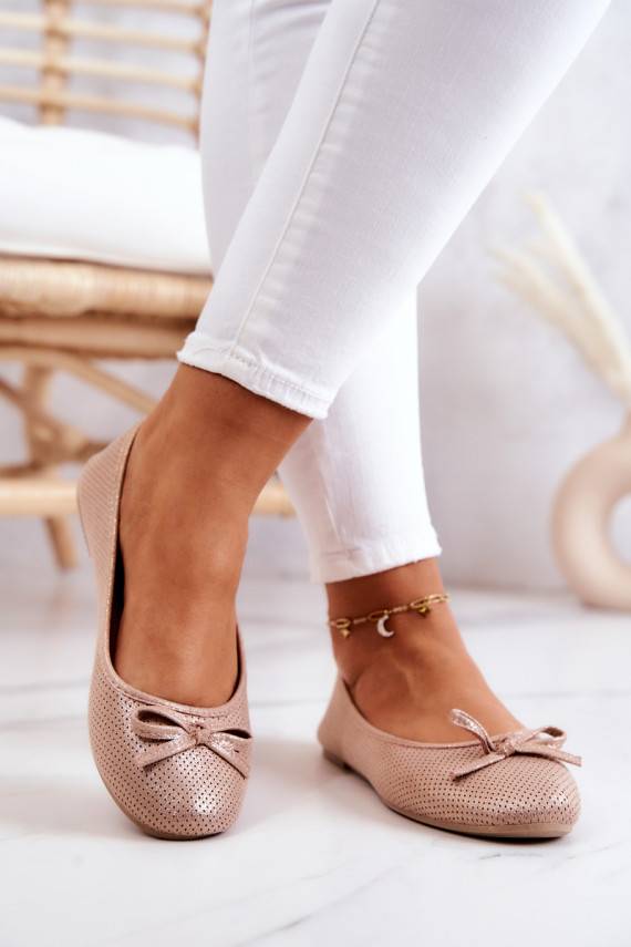 Balerinos   Klasikinio modelio  rožinės spalvos Fimme