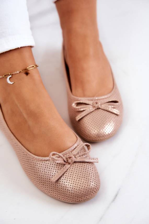 Balerinos   Klasikinio modelio  rožinės spalvos Fimme