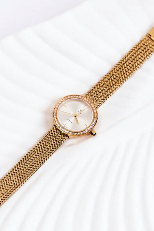 Moteriškas laikrodis GG Luxe aukso spalvos Tarcza