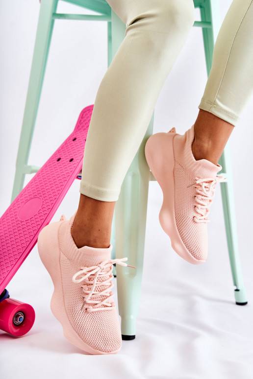 Įsispiriamo modelio sportiniai bateliai   rožinės spalvos Dalmiro