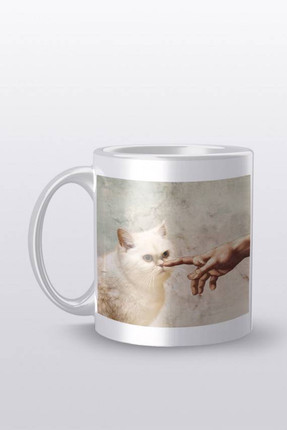 Keramikinis puodelis Kitty Michelangelo