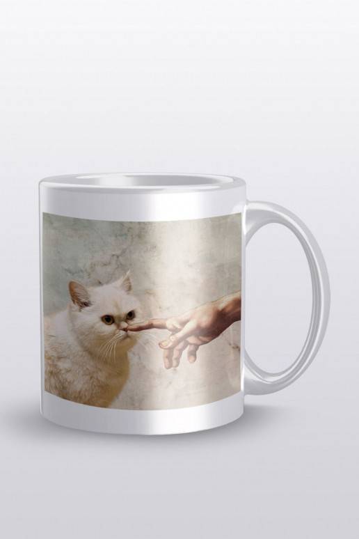 Keramikinis puodelis Kitty Michelangelo