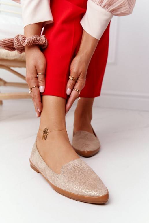   Mokasinai Sergio Leone MK700 iš zomšos smėlio spalvos