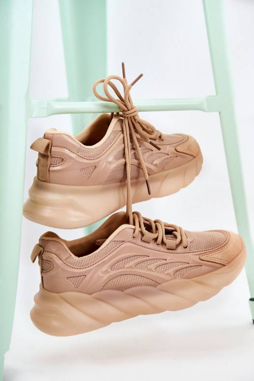 Sneakers modelio batai smėlio spalvos Sollero