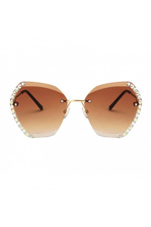 Elegantiški akiniai nuo saulės su kristalais OK212WZ1