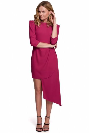 Alyvinės spalvos suknelė iš...