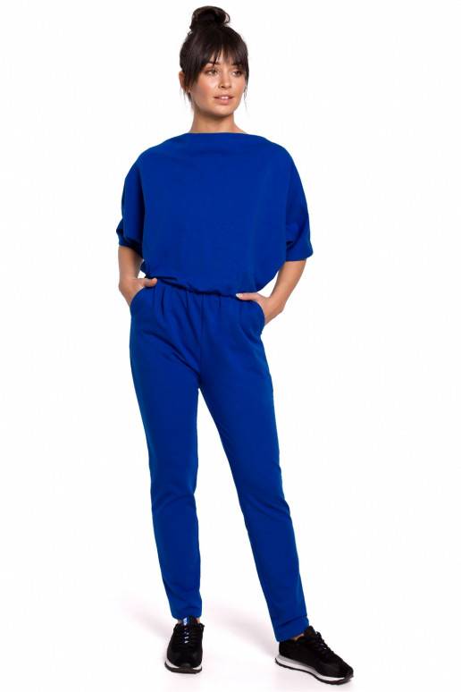 Ryškus mėlynas kombinezonas iš BE