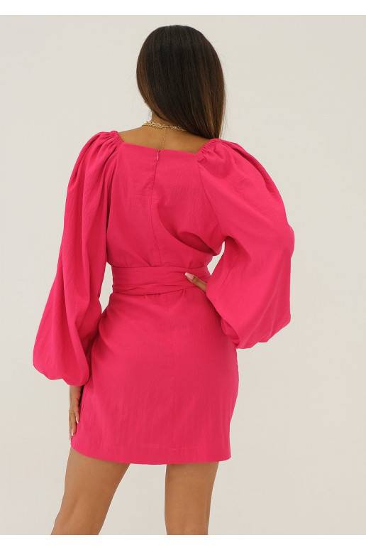 Maeva -elegantiška mini suknelė rožinės spalvos
