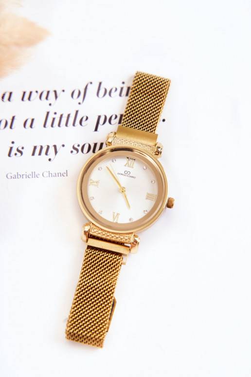 Moteriškas laikrodis Giorgio &amp; Dario  su magnetiniu užsegimu aukso spalvos 