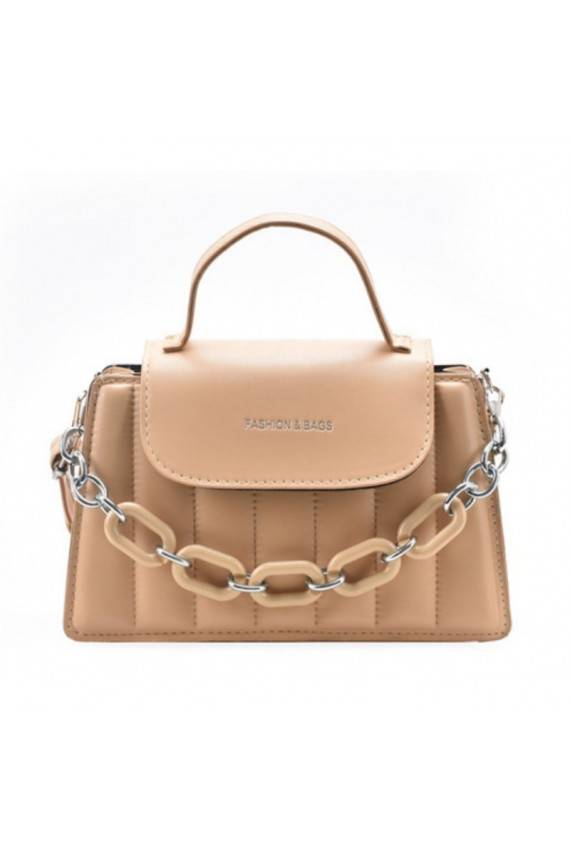 Elegantiška Moteriška rankinė kreminės spalvos   T235K