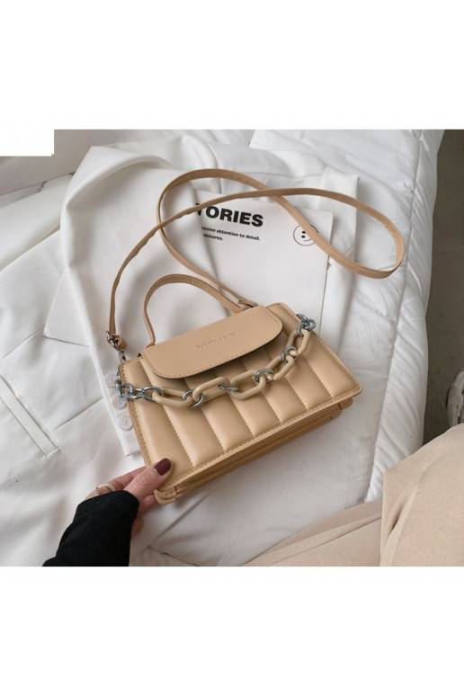 Elegantiška Moteriška rankinė kreminės spalvos   T235K