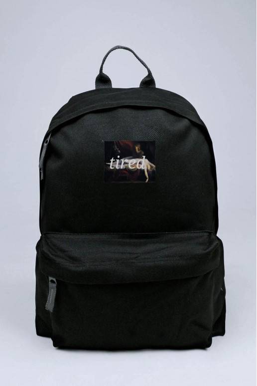 Kuprinė juodos spalvos  Simple Tired Art