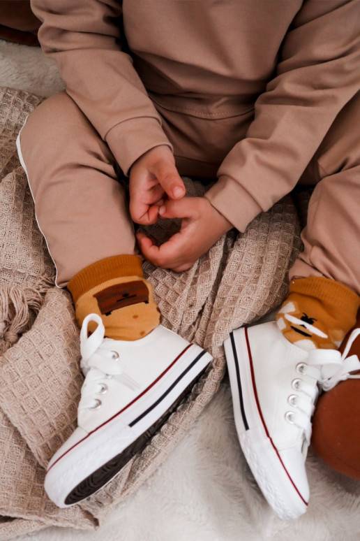 Vaikiški laisvalaikio batai Klasikinio modelio baltos spalvos Filemon