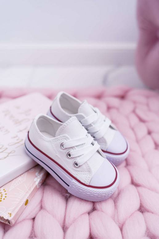 Vaikiški laisvalaikio batai Klasikinio modelio baltos spalvos Filemon