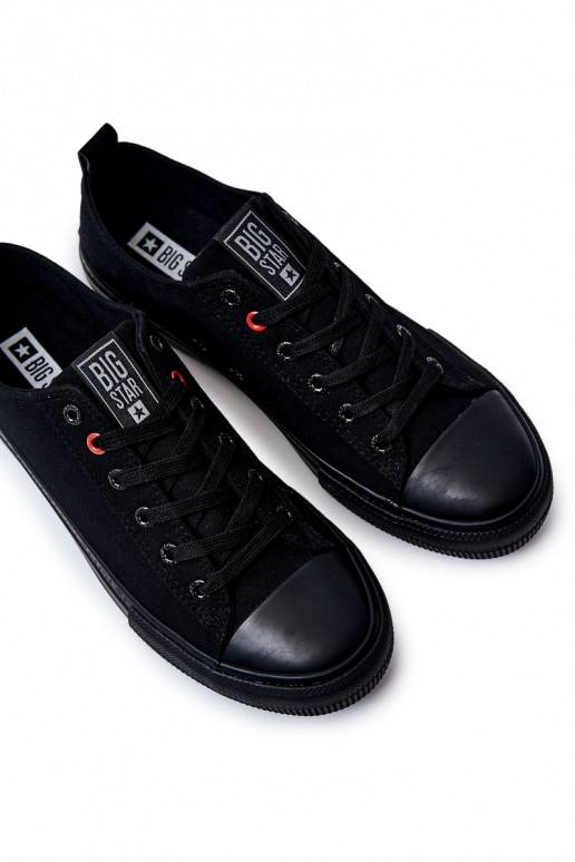 vyrams medžiaginės laisvalaikio batai BIG STAR JJ174003 juodos spalvos