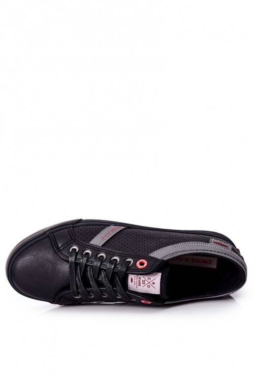vyrams laisvalaikio batai Cross Jeans II1R4004C juodos spalvos