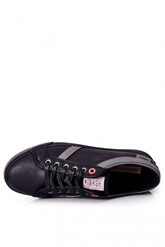 vyrams laisvalaikio batai Cross Jeans II1R4004C juodos spalvos