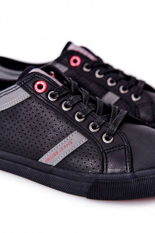 vyrams laisvalaikio batai Cross Jeans II1R4004C juodos spalvos