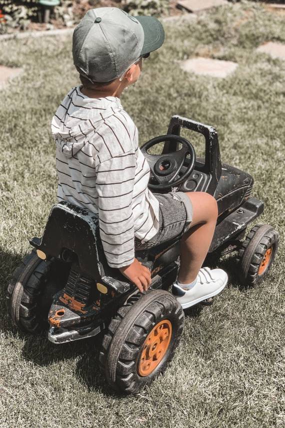 Vaikiški Sportbačiai su lipniais užsegimais Baltos-juodos spalvos California