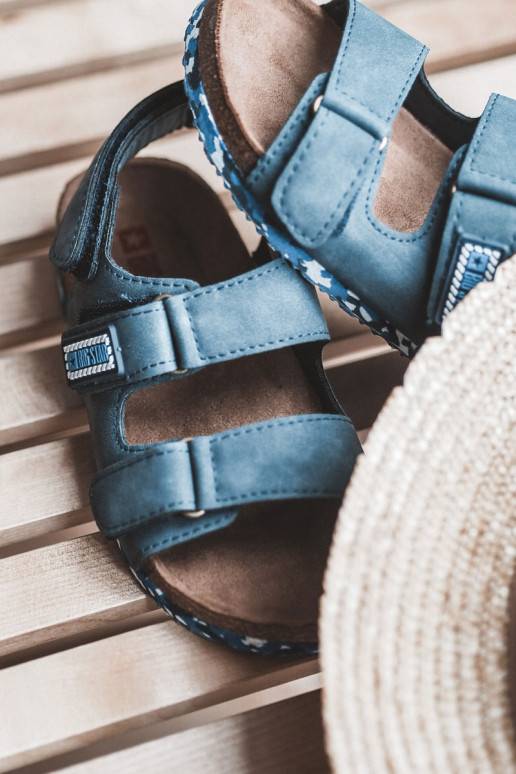 Vaikiški sandalai Big Star JJ374117 tamsiai mėlynos spalvos