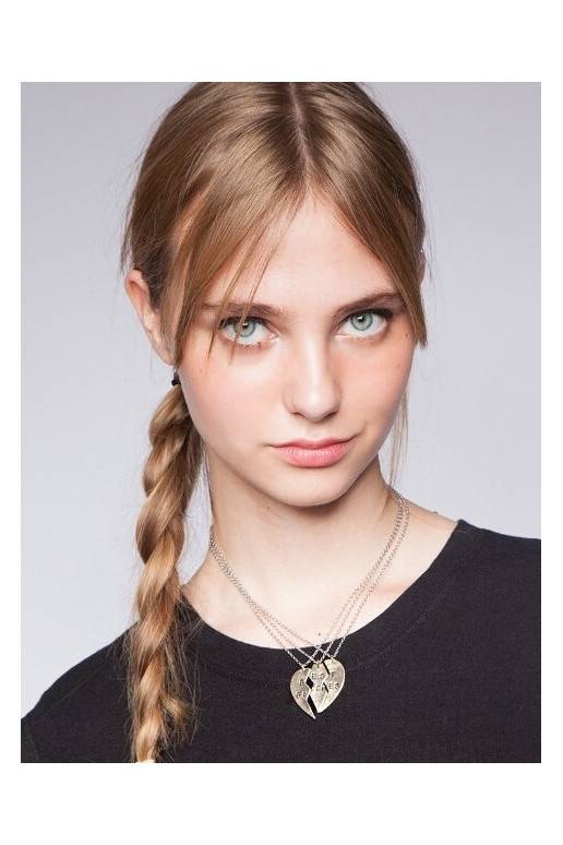 Trijų dalių kaklo papuošalas "Best BI*CHES"