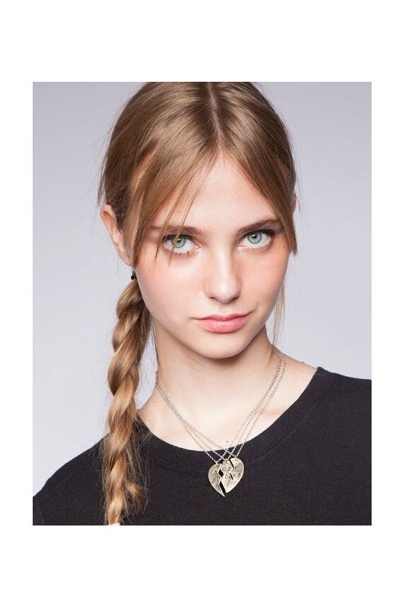 Trijų dalių kaklo papuošalas "Best BI*CHES"