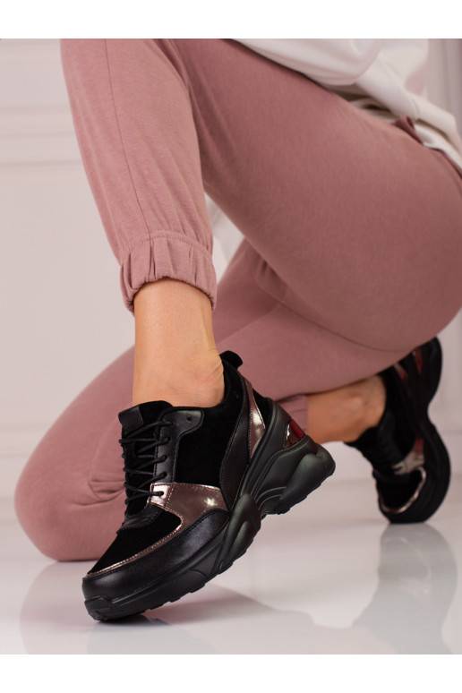 Sneakers modelio batai   damskie juodos spalvos Shelovet
