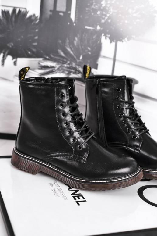 Moteriški kerziniai batai juodos spalvos Marita