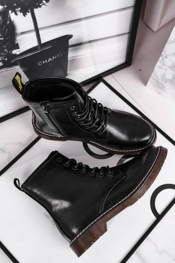 Moteriški kerziniai batai juodos spalvos Marita