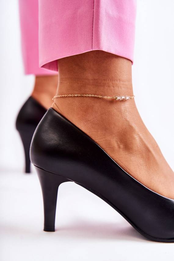   Klasikinio modelio Bateliai juodos spalvos Semprella