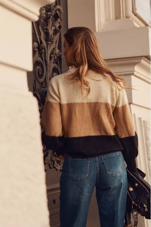 Moteriškas megztukas  dramblio kaulos spalvos 321920 Moteriškas megztukas  dramblio kaulos spalvos 321920