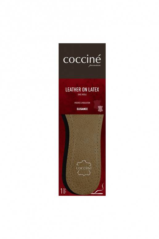 Coccine Leather On Latex Foam Wkładki  Lateksie