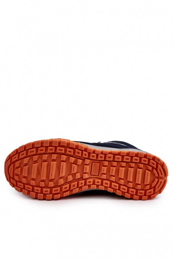 Tamsiai mėlyni vyrams žygio batai Memory Foam Big Star