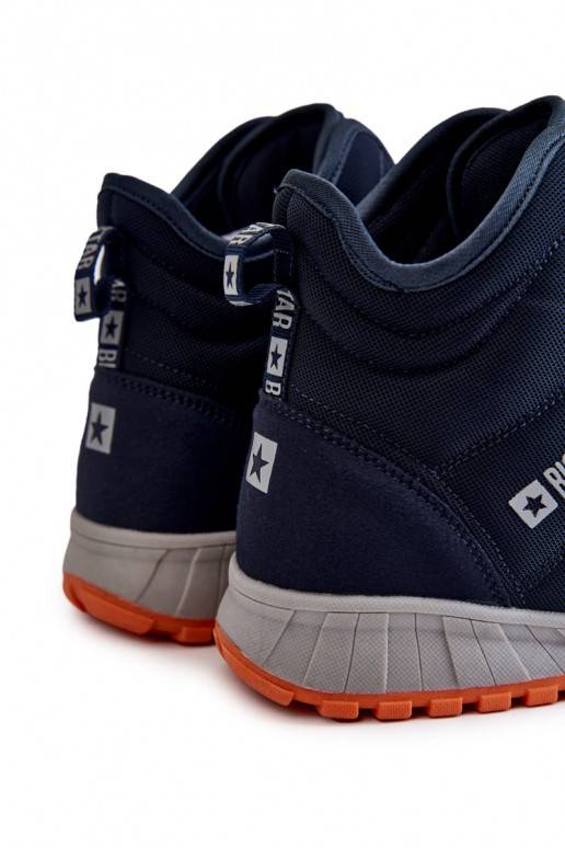 vyrams žygio batai Memory Foam Big Star KK174110 tamsiai mėlynos spalvos