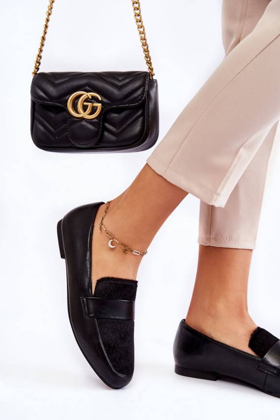     Mokasinai La.Fi 210018B-PUF juodos spalvos