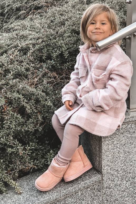 Šilti vaikiški žieminiai batai rožinės spalvos Gooby Šilti vaikiški žieminiai batai rožinės spalvos Gooby