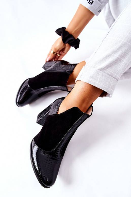 Moteriški aulinukai   su kulniukais juodos spalvos I Wish